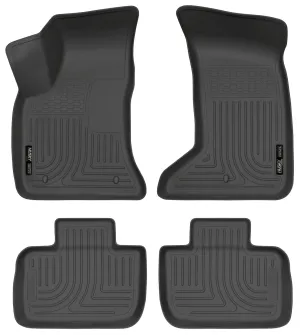 2011-2014 Chrysler 300 / Dodge Charger AWD Front & 2nd Seat Floor Liners - Black