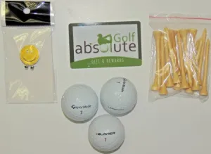 48 Taylormade Mix Grade C With Free Tee's and Magnetic Smiley Face Golf Ball Marker/Hat Clip