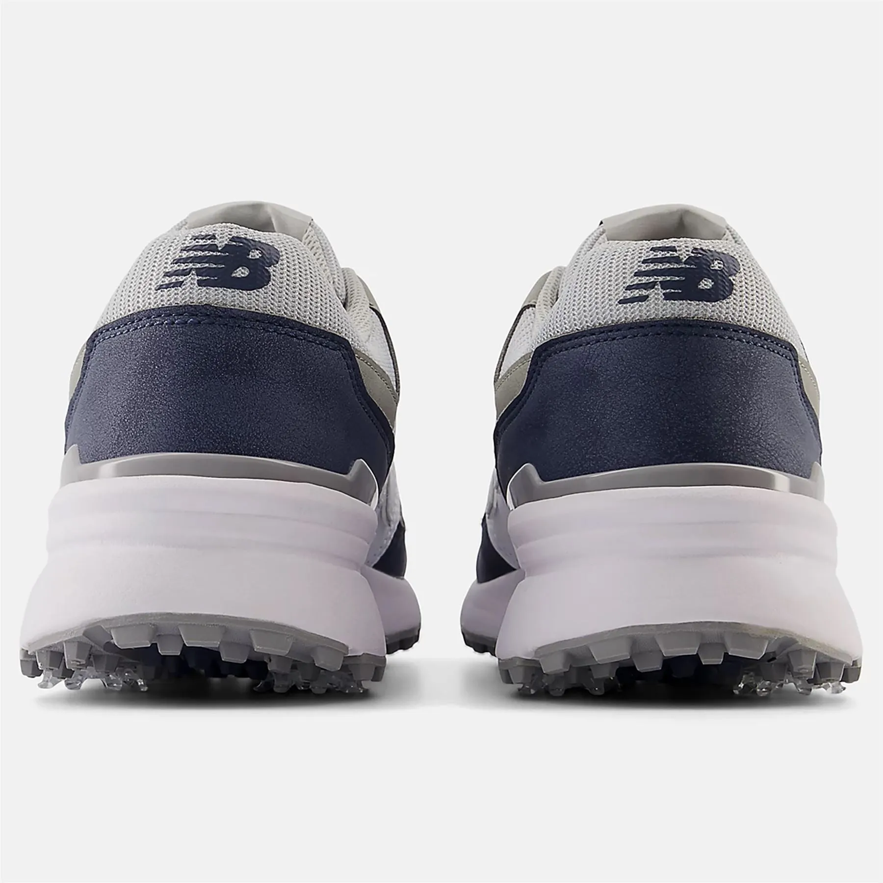 997 Waterproof Spiked Golf Shoes White/Navy - AW24