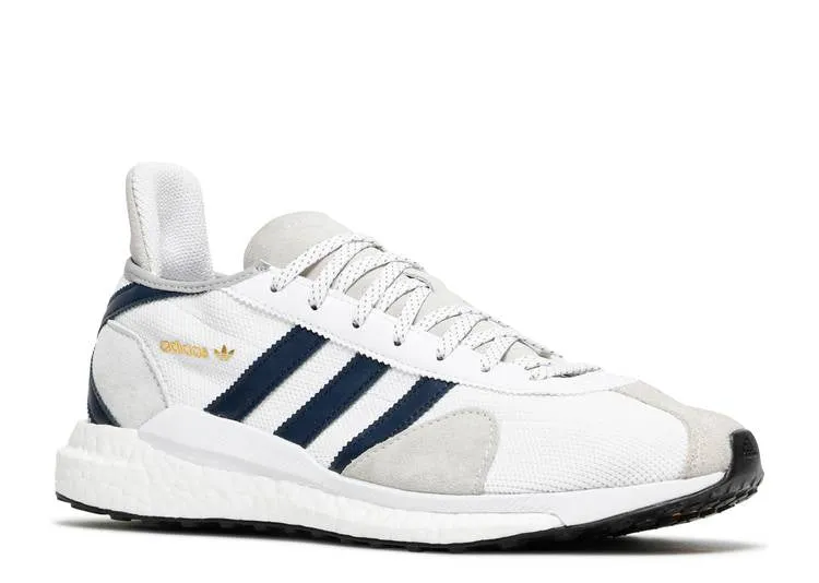 Adidas HUMAN MADE X TOKIO SOLAR 'WHITE NAVY' sneakers, white