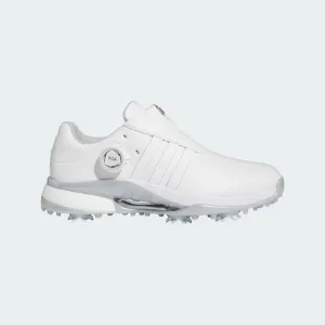 adidas Ladies Tour360 24 BOA Golf Shoes Ftwr White - Silver Met