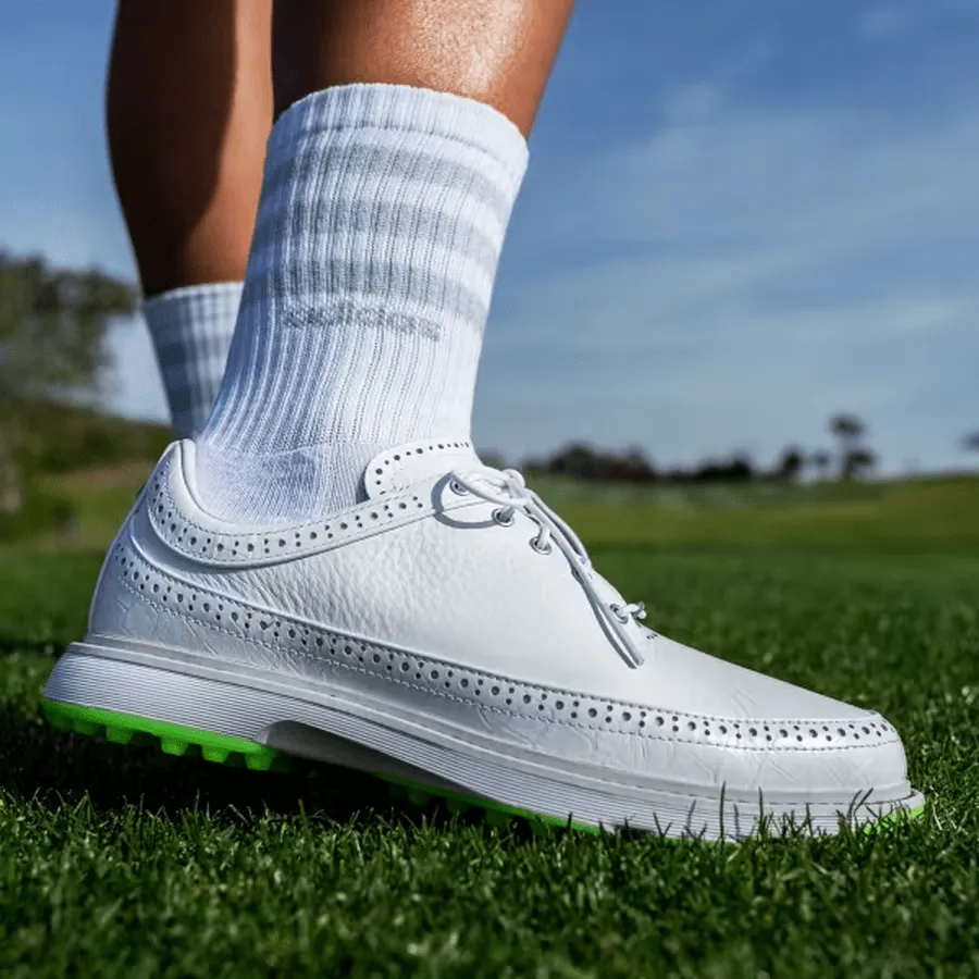 Adidas MC80 Spikeless Golf Shoes - White