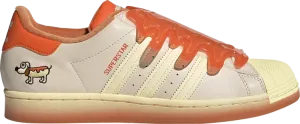 Adidas Melting Sadness x Superstar 'Hotdog' Sneakers, Orange