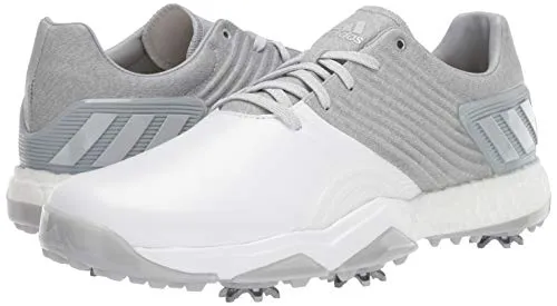 adidas Men's Adipower 4ORGED Golf Shoe, Clear Onix/Matte Silver/FTWR White, 13 M US