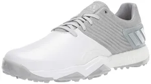 adidas Men's Adipower 4ORGED Golf Shoe, Clear Onix/Matte Silver/FTWR White, 13 M US