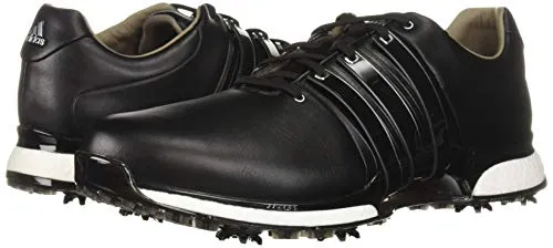 adidas Men's TOUR360 XT Golf Shoe, core Black/core Black/Silver Metallic, 10.5 M US