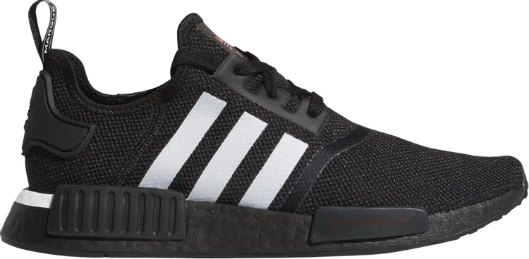 Adidas NMD_R1 'Japanese Side Print - Black White' sneakers, black