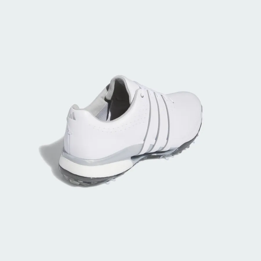 Adidas Tour360 24 Wide Golf Shoes - White/Silver