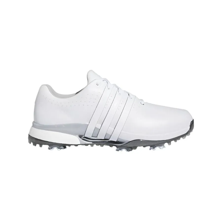 Adidas Tour360 24 Wide Golf Shoes - White/Silver