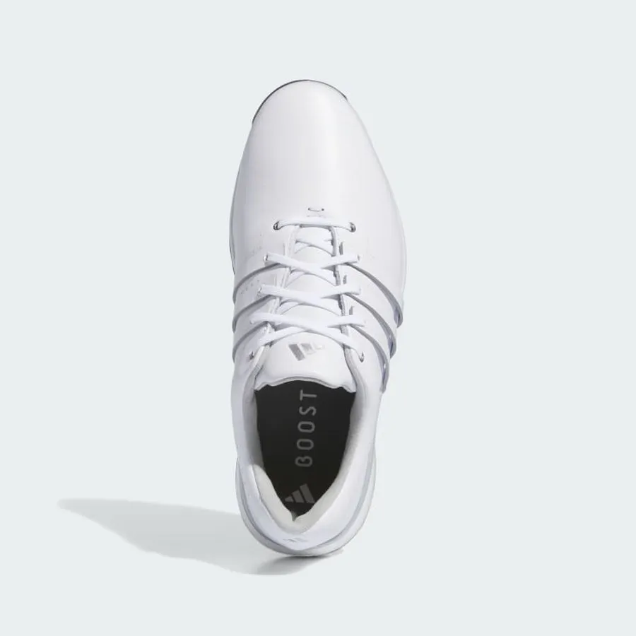 Adidas Tour360 24 Wide Golf Shoes - White/Silver