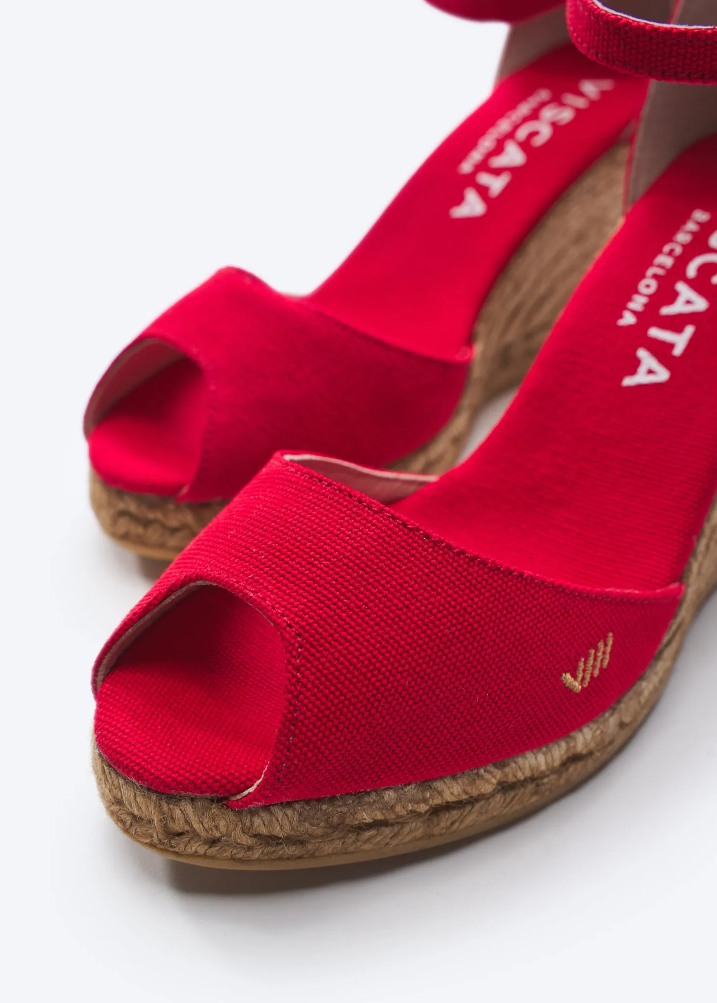 Aiguafreda Limited Edition Canvas Espadrille Sandal Wedges