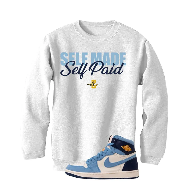 Air Jordan 1 High OG WMNS First in Flight White T-Shirt (Self Made Self Paid)| illcurrency