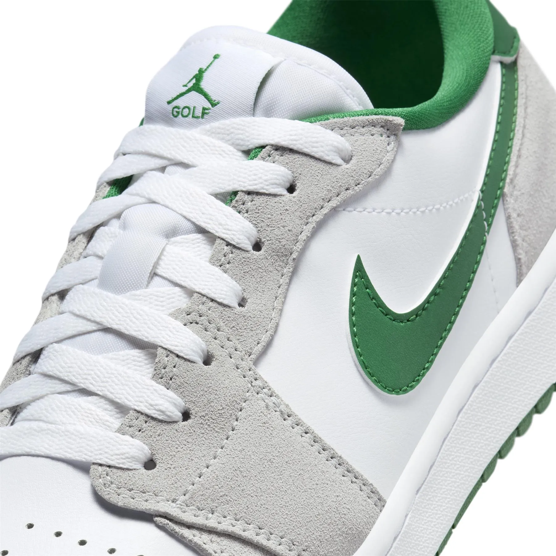 Air Jordan 1 Low G White/Pine Green/Light Smoke Grey - 2024