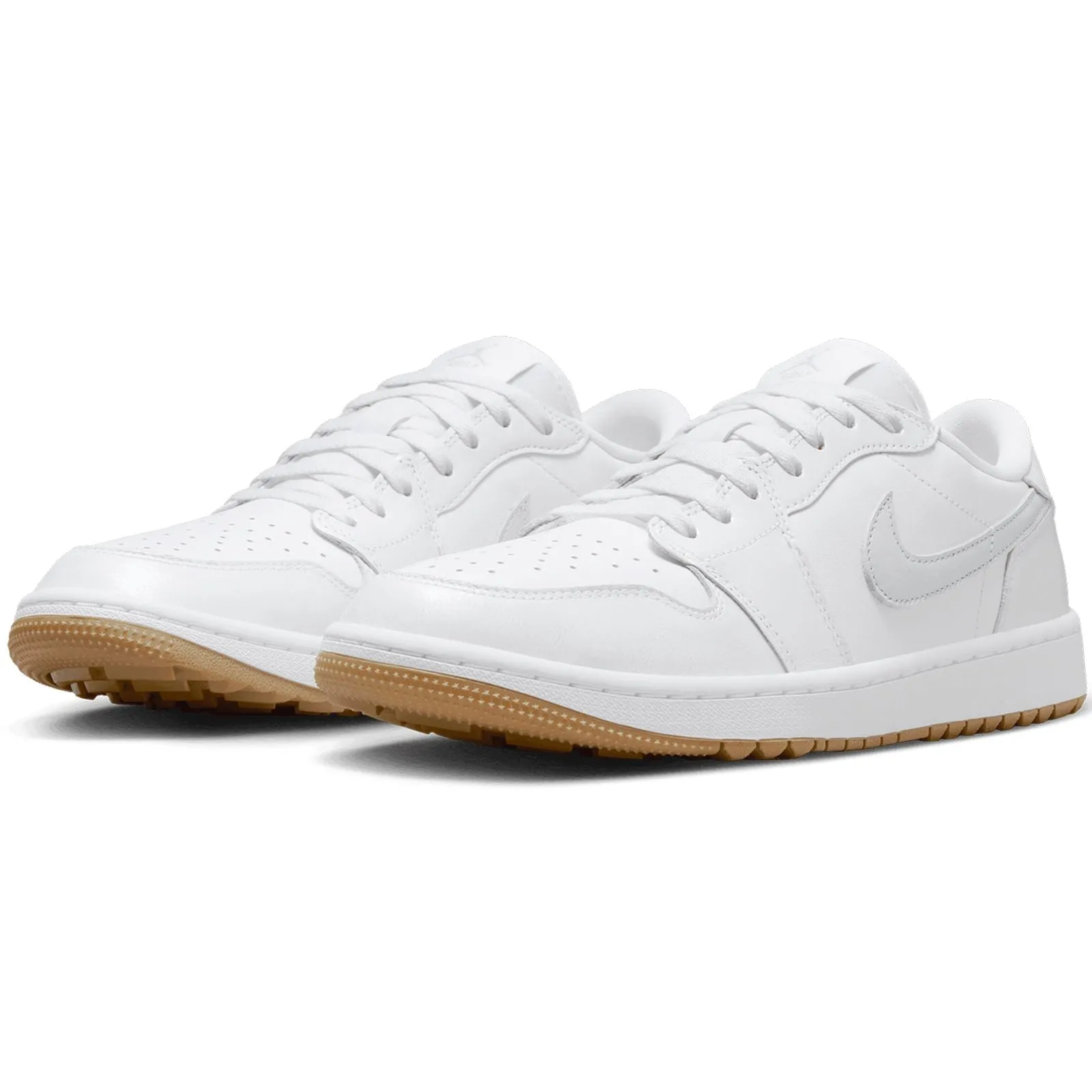 Air Jordan 1 Low G White/Pure Platinum/Gum Med Brown - SS24