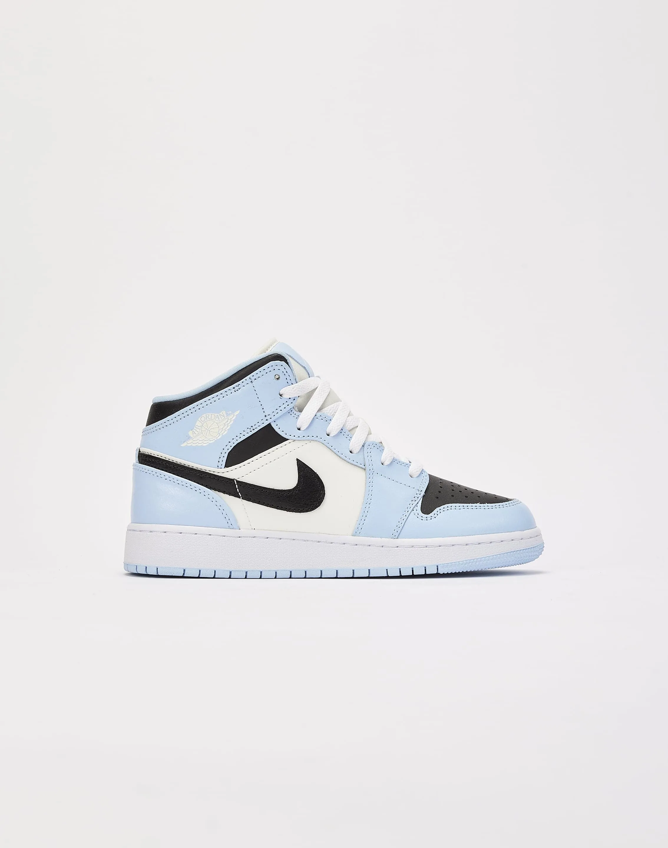 Air Jordan 1 Mid GS Ice Blue Black Sail White 555112-401