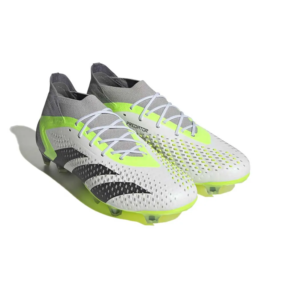 All Gender adidas Predator Accuracy.1 FG Soccer Shoes - FtwWhite,Cblack,Luclem - Regular (D)