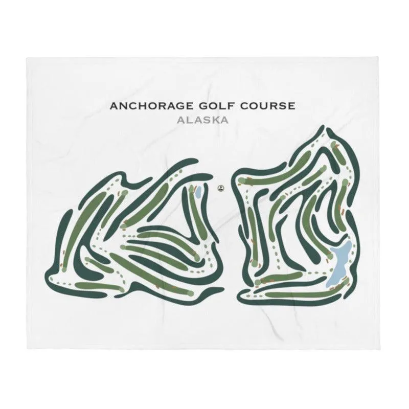 Anchorage Golf Course, Alaska - Printed Golf Courses