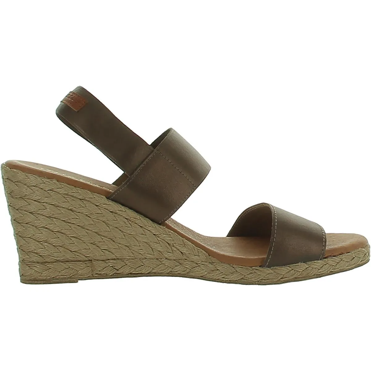 André Assous Womens Slip On Ankle Strap Espadrilles