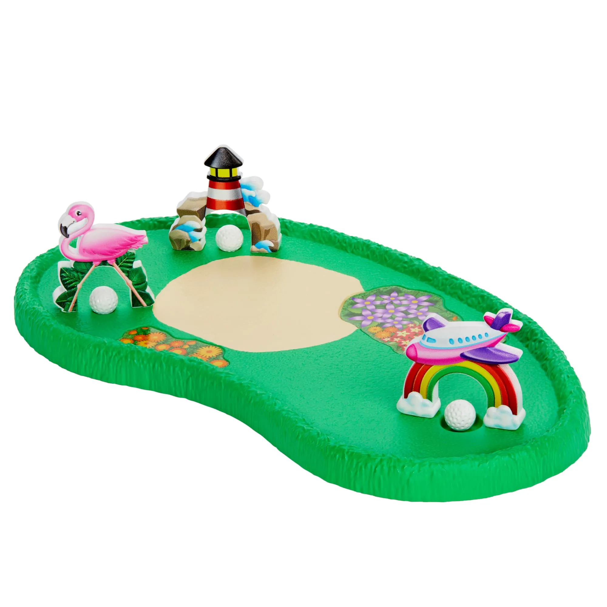 Barbie World Mini Golf Toy Playset With 22 Pieces Including Clubs, Balls, Visor, Shoes, & More