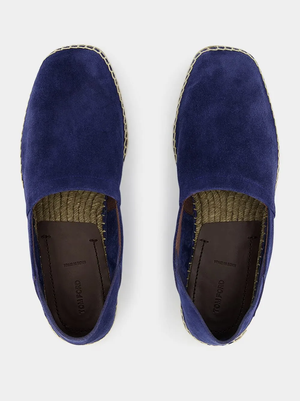 Barnes Suede Blue Espadrilles