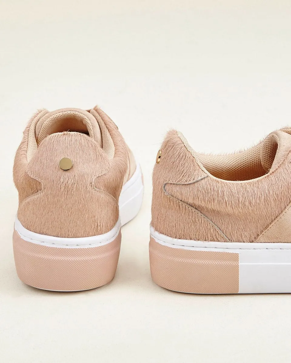 Baskets En Nubuck Hamili - Rose