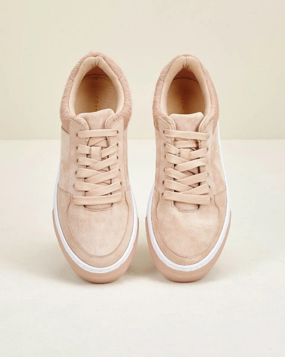 Baskets En Nubuck Hamili - Rose