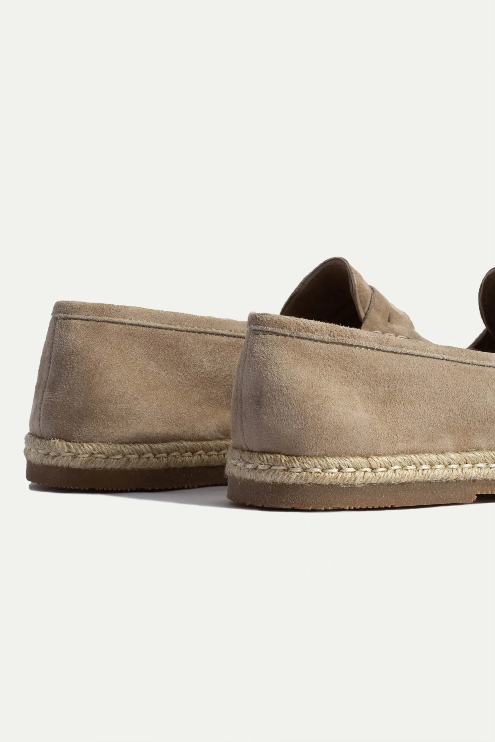 Beige suede espadrilles - Made In Italy