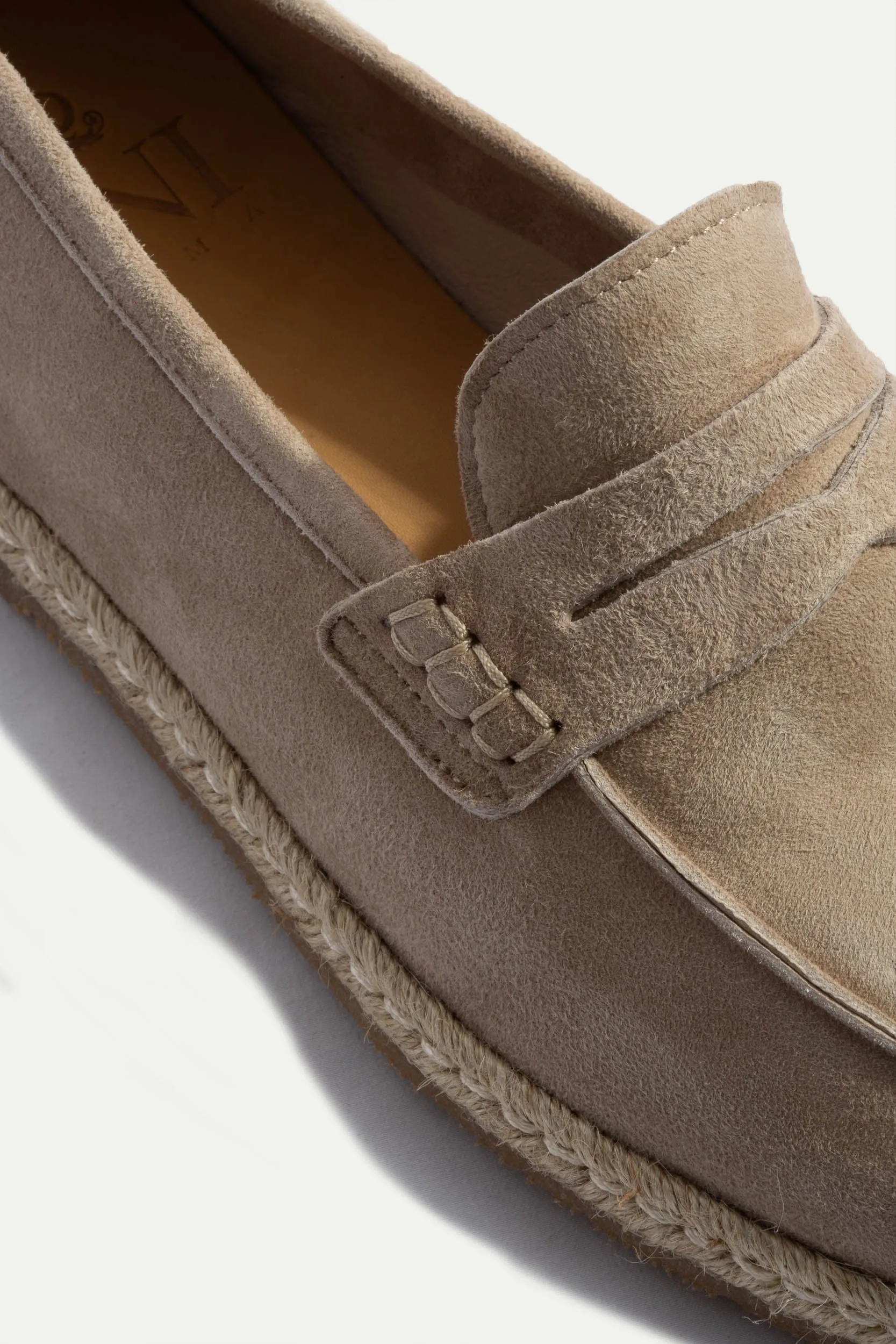 Beige suede espadrilles - Made In Italy