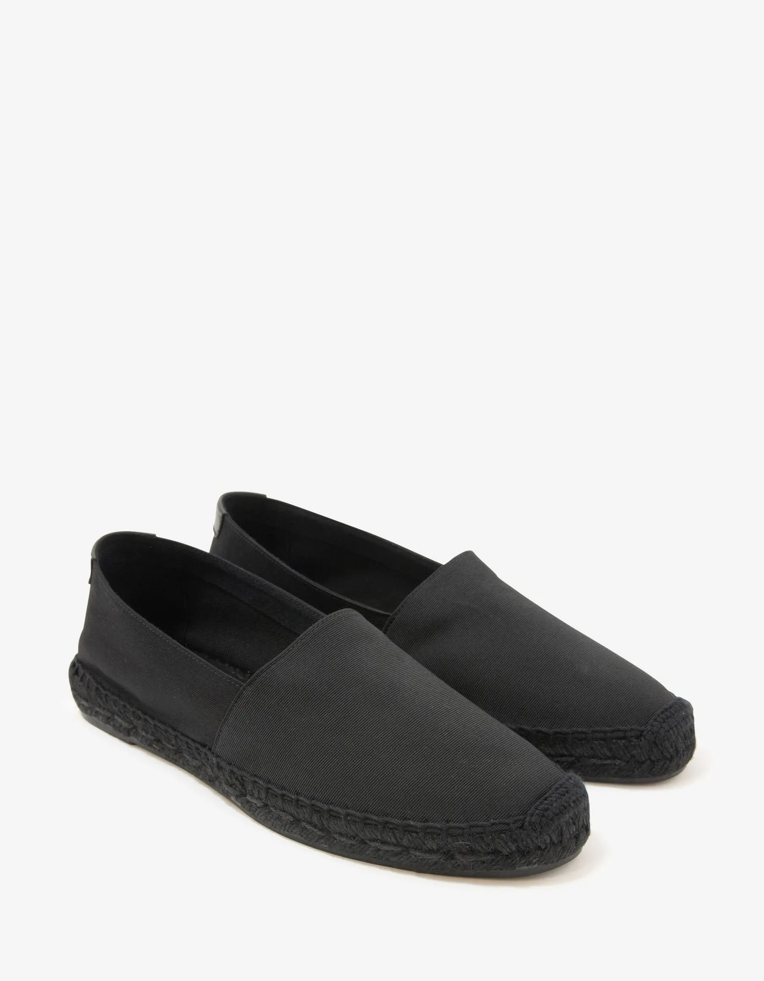 Black Logo Espadrilles -