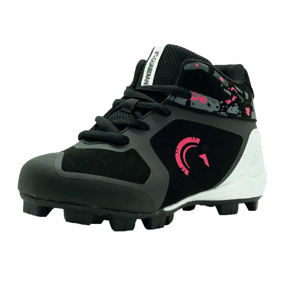 Blaze Youth Hi Top Rubber Molded Baseball and Softball Cleats