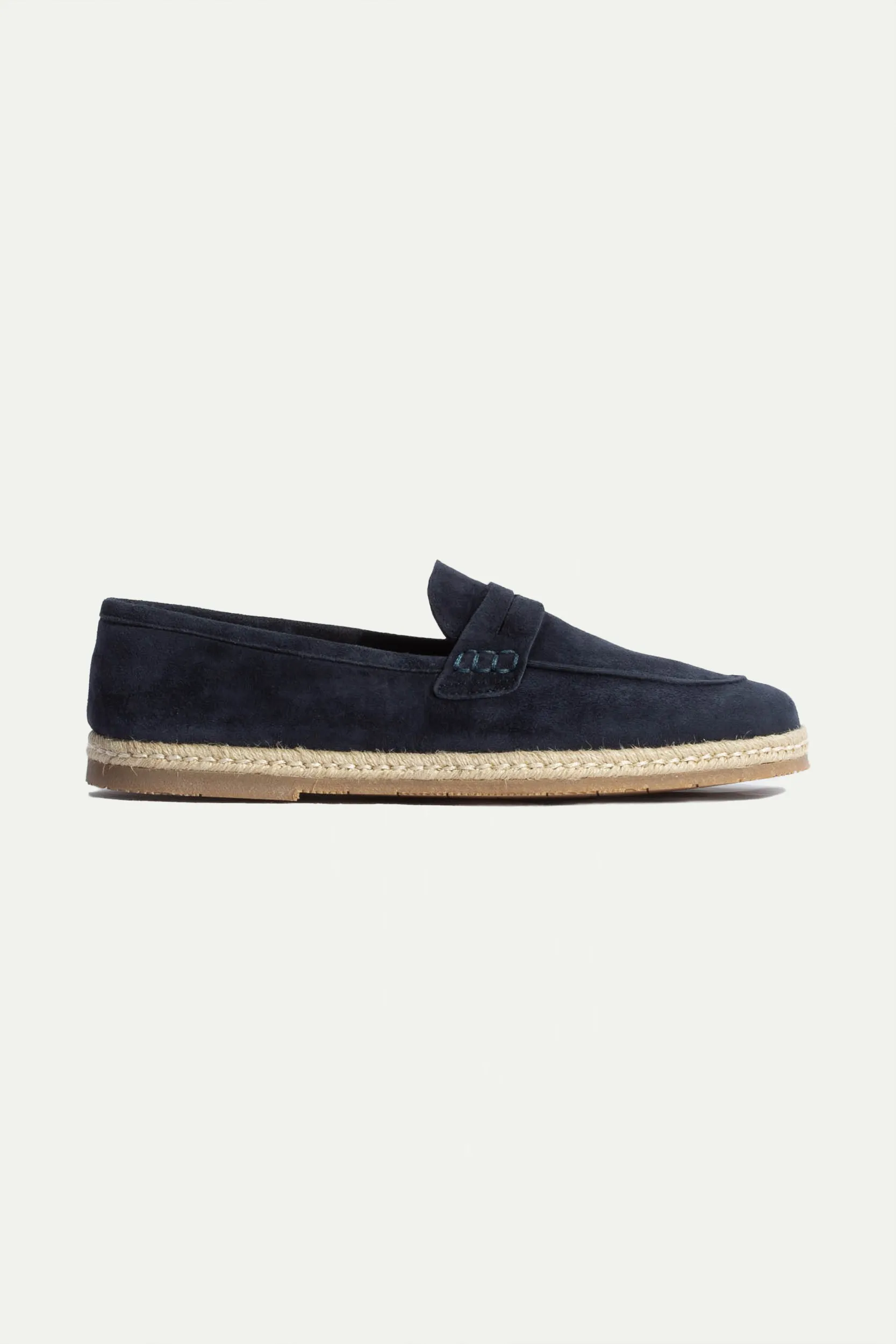 Blue suede espadrilles - Made In Italy