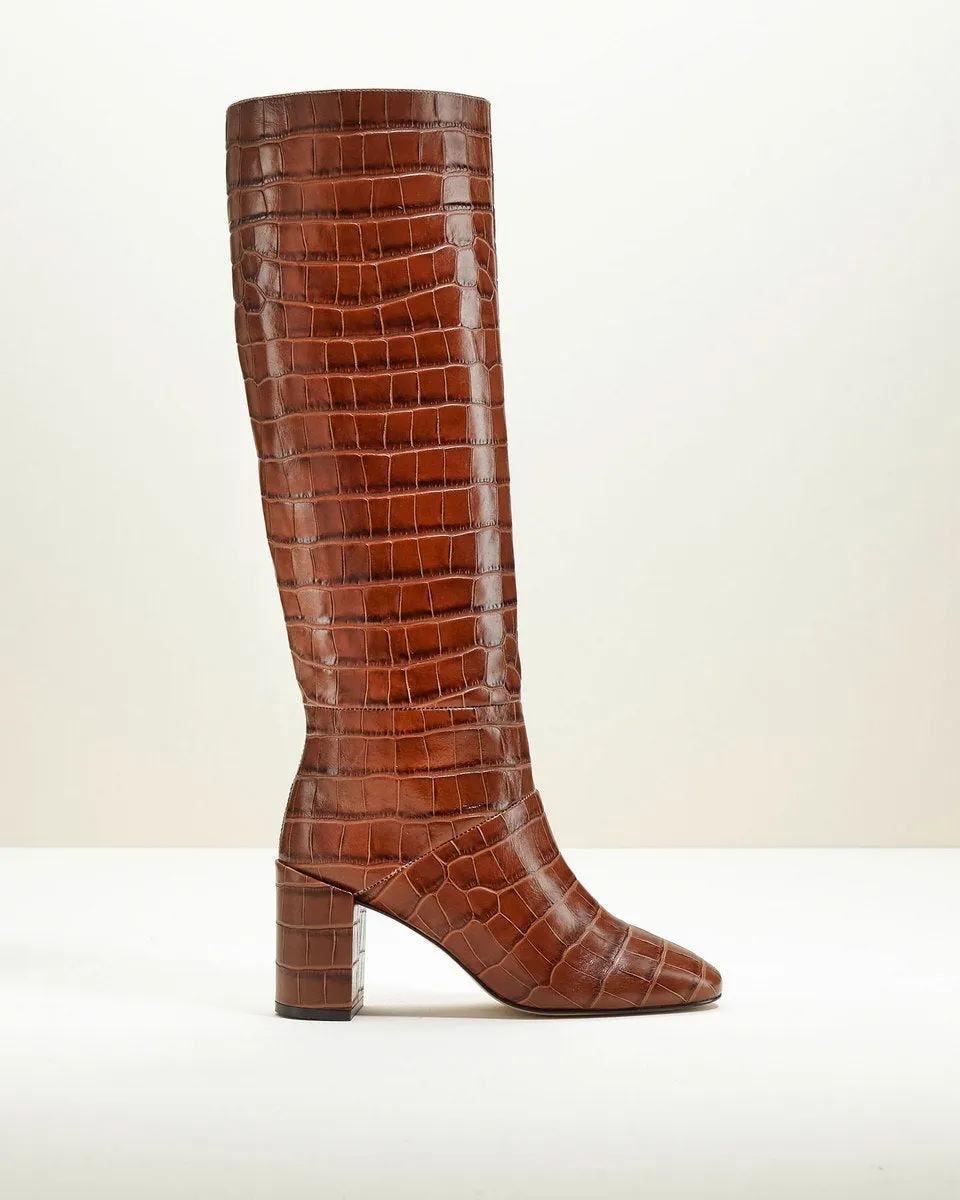 Bottes En Cuir Romali - Marron