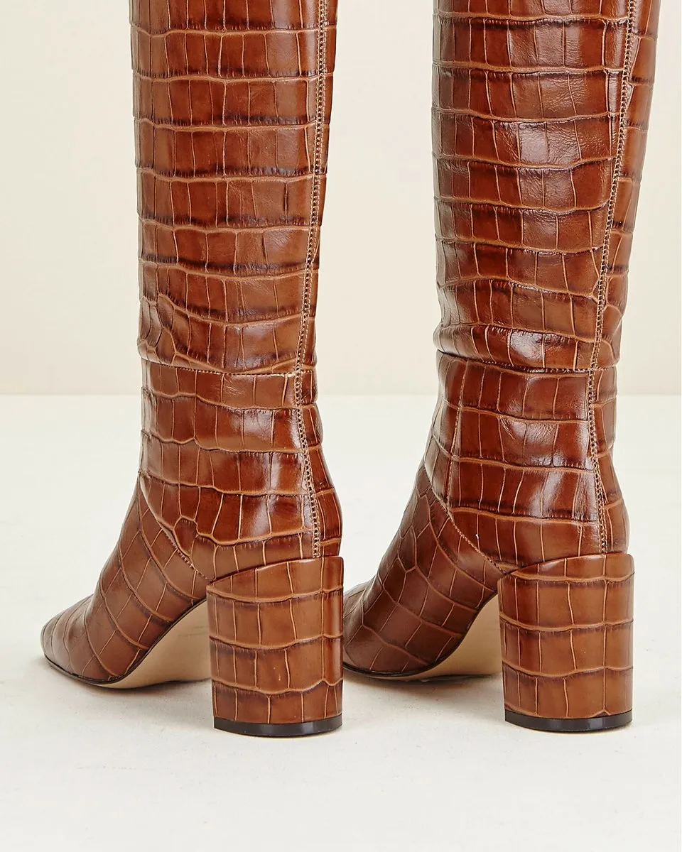 Bottes En Cuir Romali - Marron