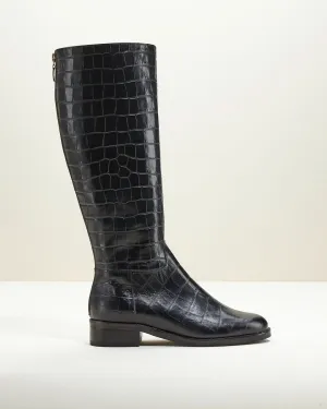 Bottes En Cuir Romiaow Noir