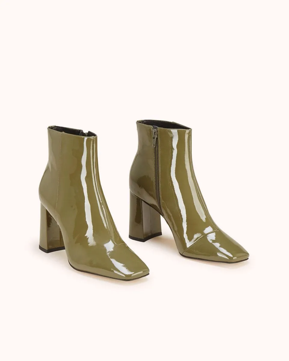 Bottines En Cuir Zana - Vert