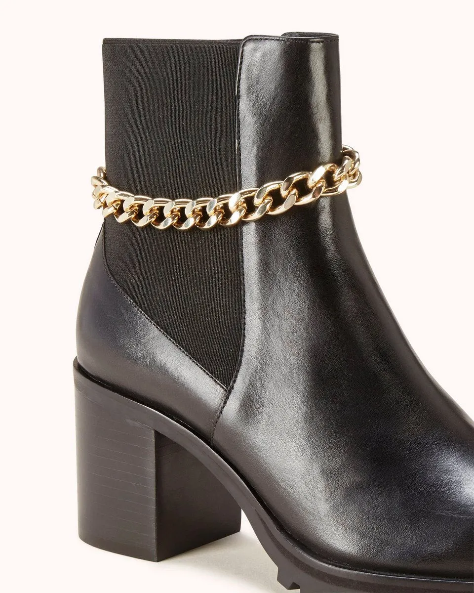 Bottines En Cuir Zephora - Noir