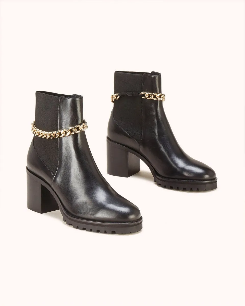 Bottines En Cuir Zephora - Noir