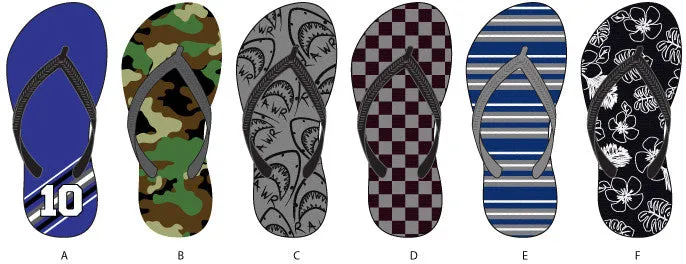 boys assorted basic flip flops Case of 72