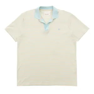 Capri Collar Polo - Mint/ Natural