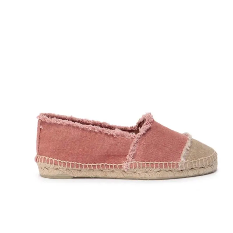 Castaner Kampala Dark Pink Canvas & Jute Espadrilles