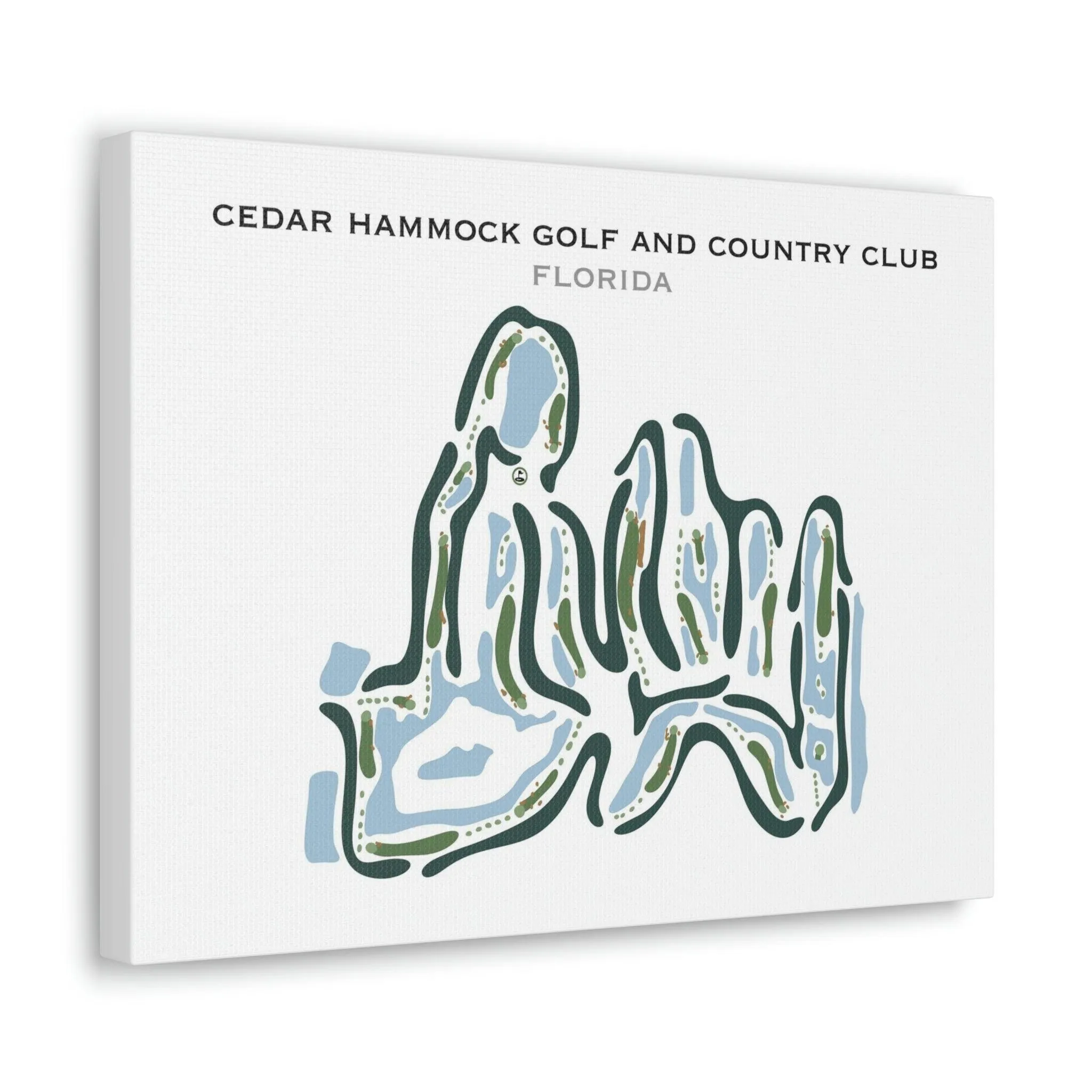 Cedar Hammock Golf and Country Club, Florida - Printed Golf Courses