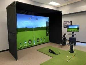 Complete Golf Simulator Packages with 4:3 SuperBay and Launch Monitor