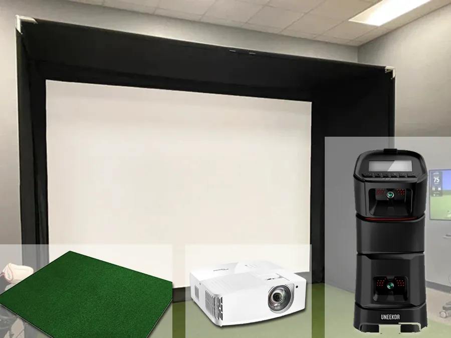 Complete Golf Simulator Packages with Uneekor Eye MINI and SuperBay