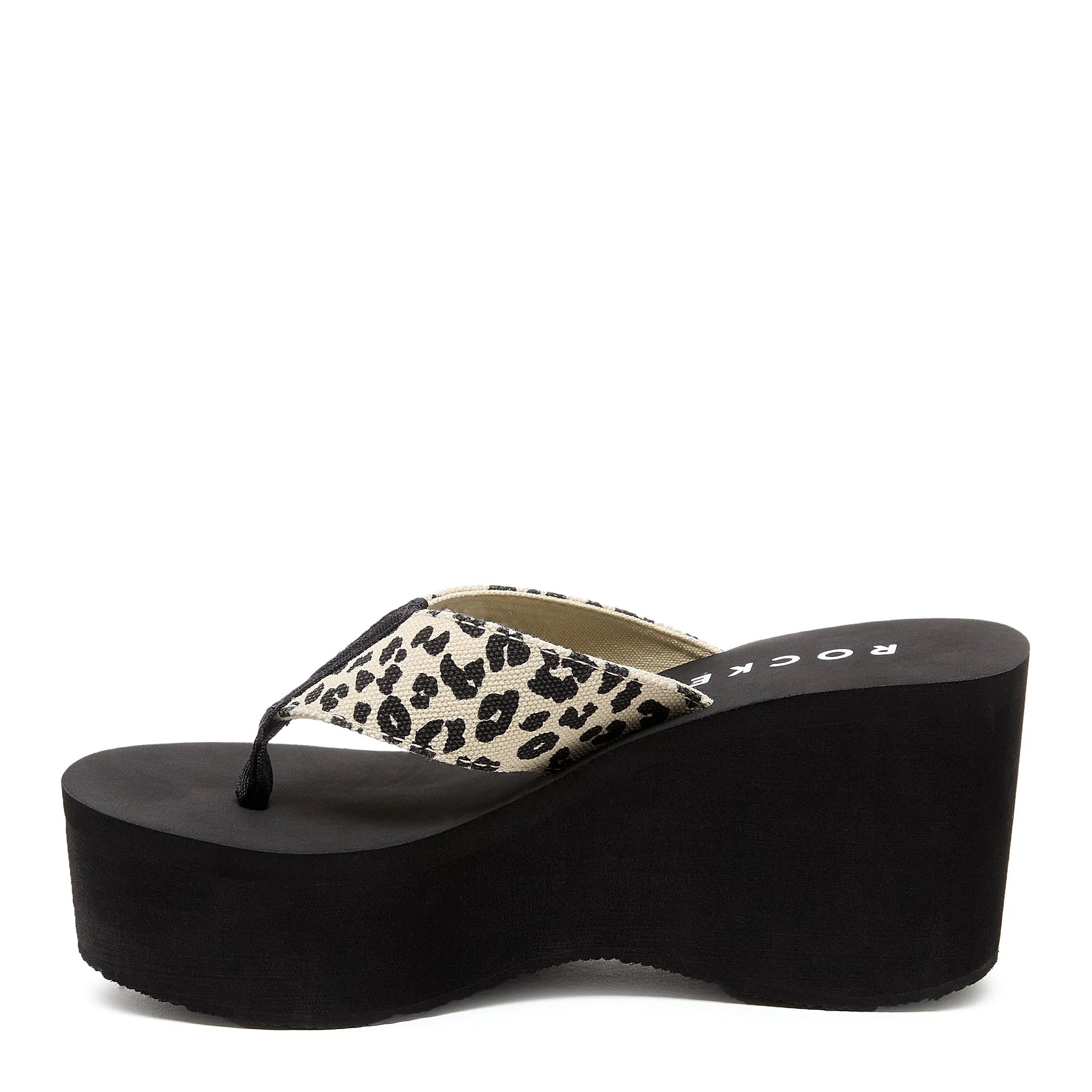 Crush Leopard Platform Flip Flop