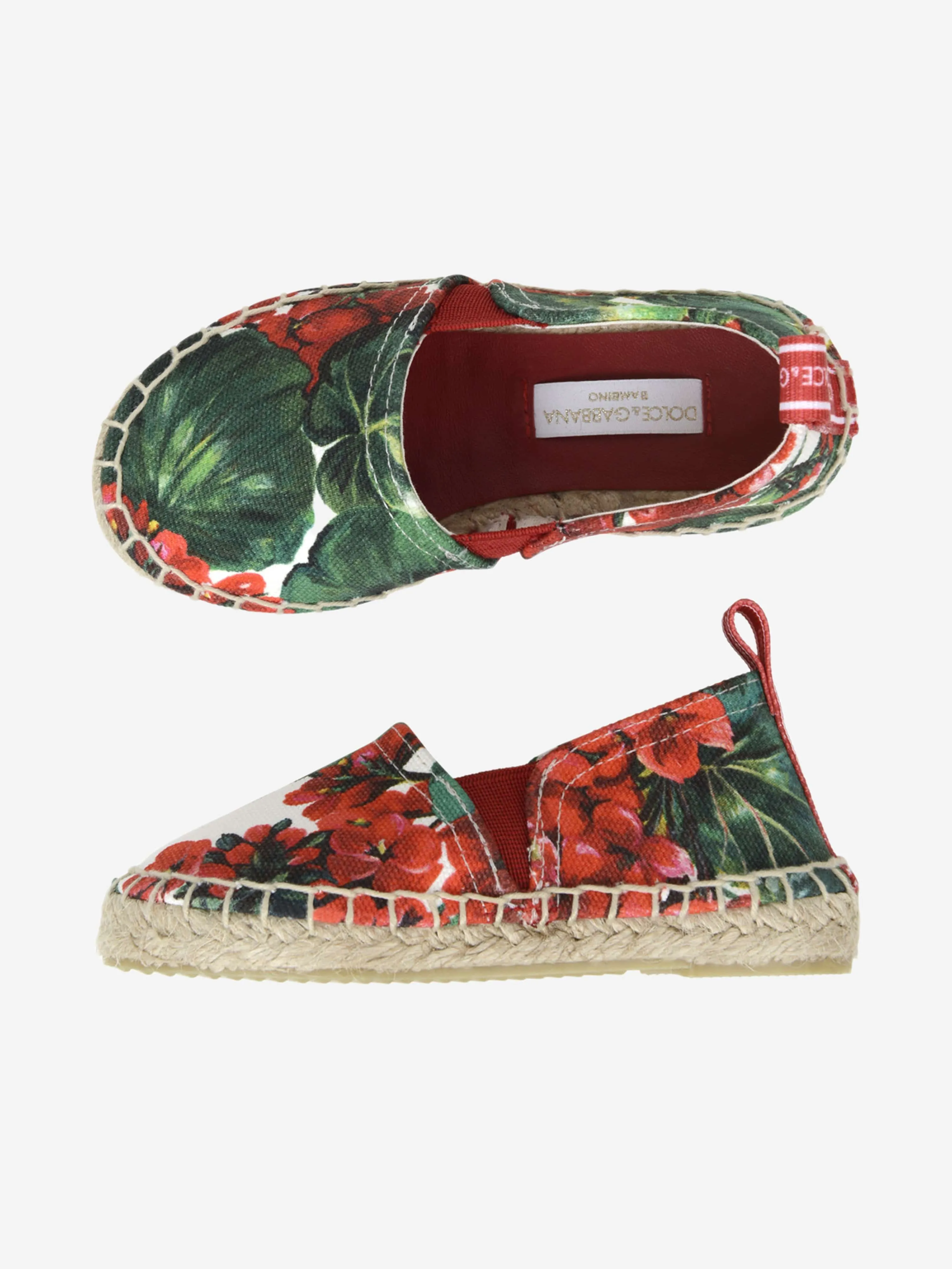 Dolce & Gabbana Geranium Espadrilles