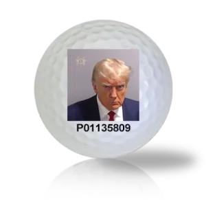 Donald Trump Mug Shot Golf Balls