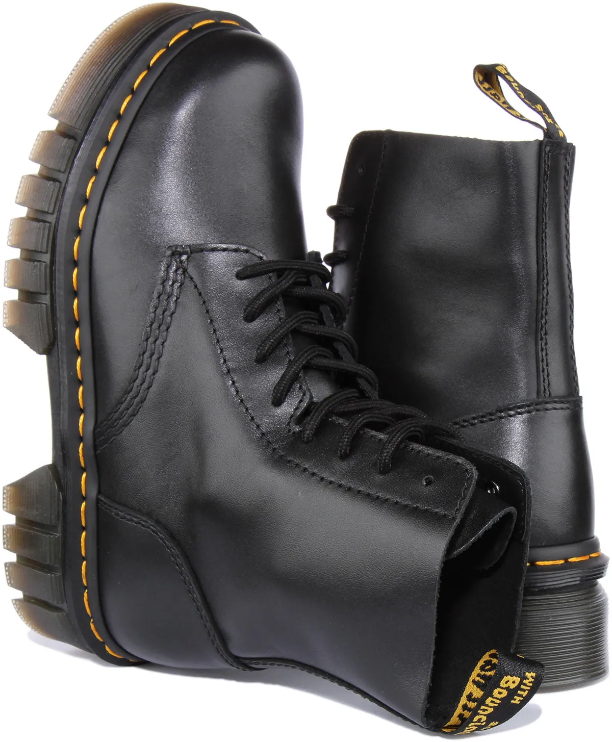 Dr Martens Audrich 8 Eyelet Boot In Black