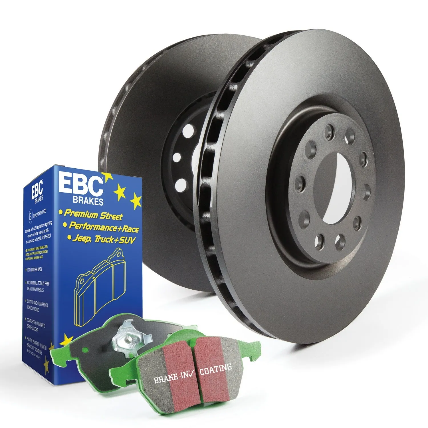 EBC Brakes S11KR1223 S11 Kits Greenstuff 2000 and RK Rotors