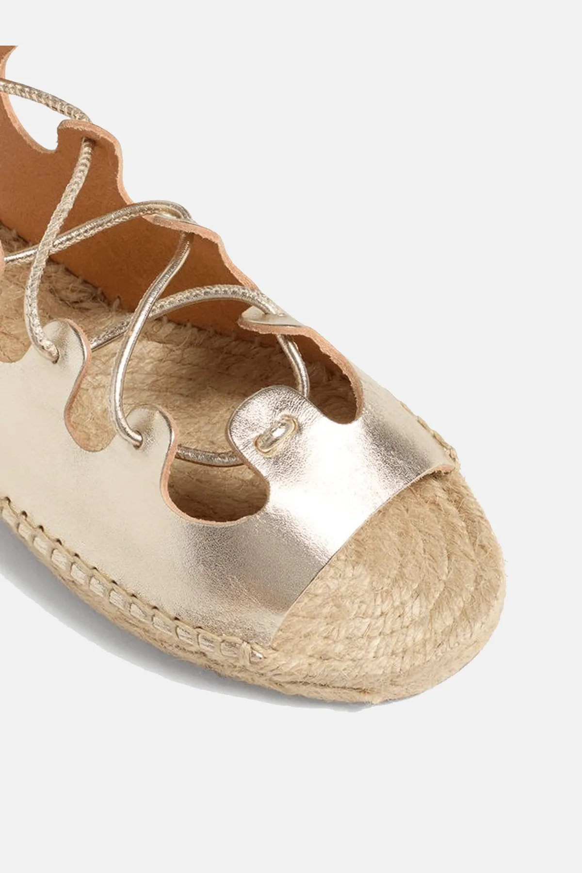 ESPADRILLES "ZANTE" PLATINUM