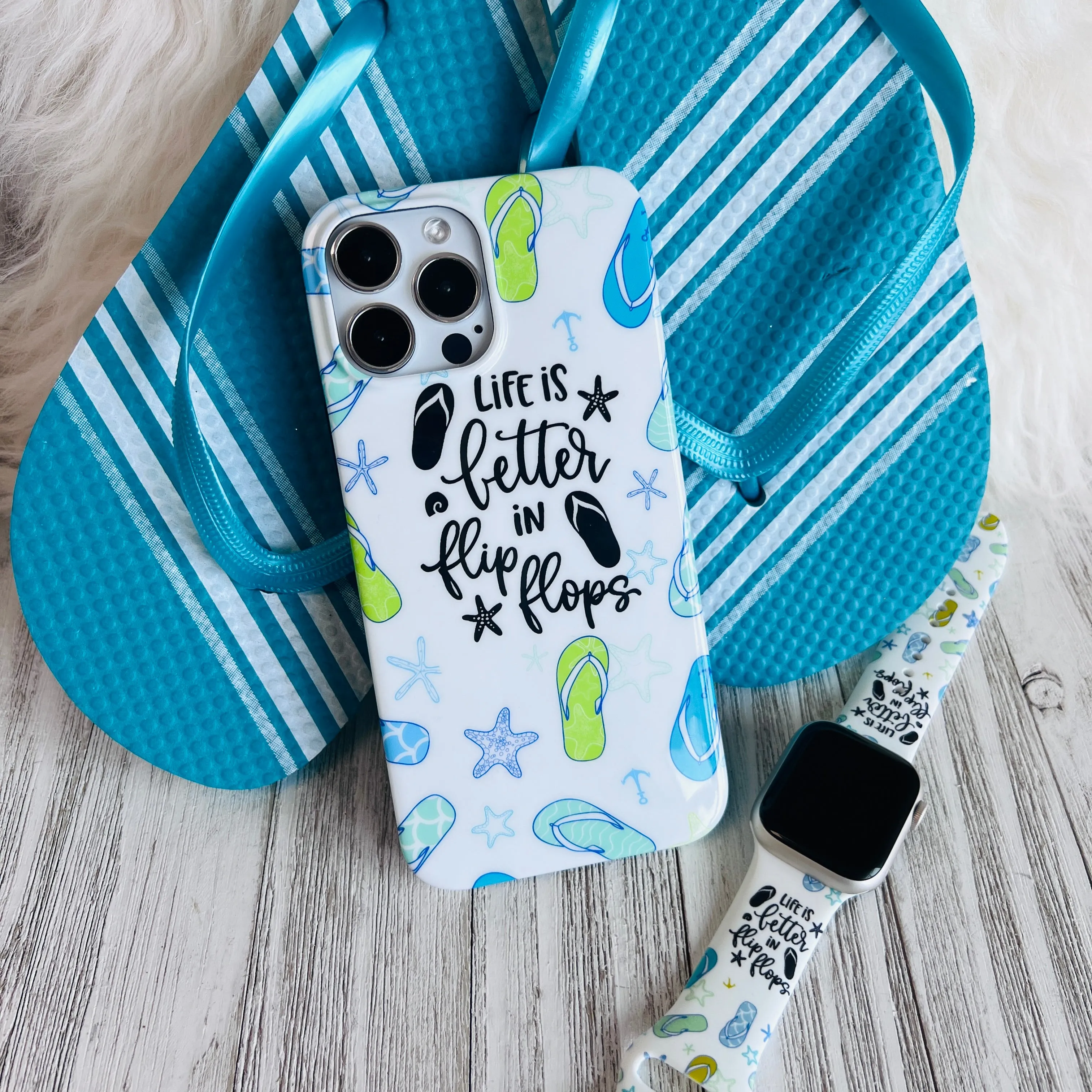 Fancy Flip Flops Phone Case For iPhone